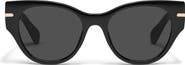 QUAY Chit Chat 53mm Cat Eye Sunglasses