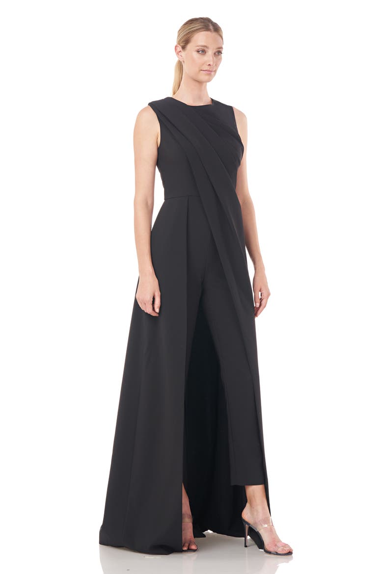 Rowan Sleeveless Maxi Romper, Alternate, color, BLACK