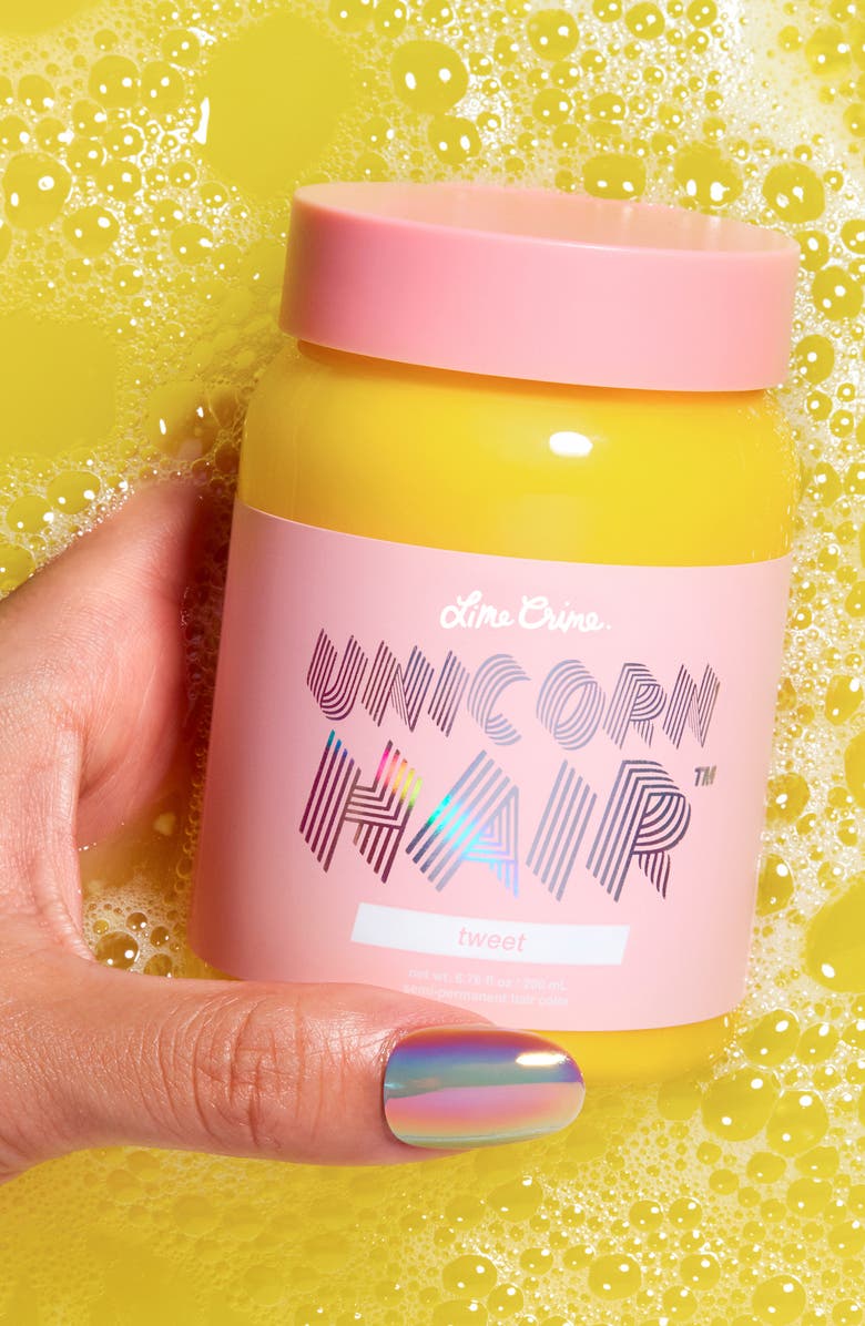 Lime Crime Unicorn Hair Tint Semi-Permanent Hair Color, Alternate, color, Tweet