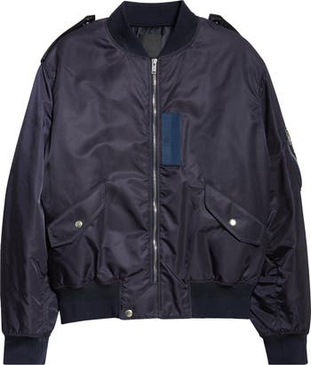 Givenchy Logo Medallion Bomber Jacket Nordstrom