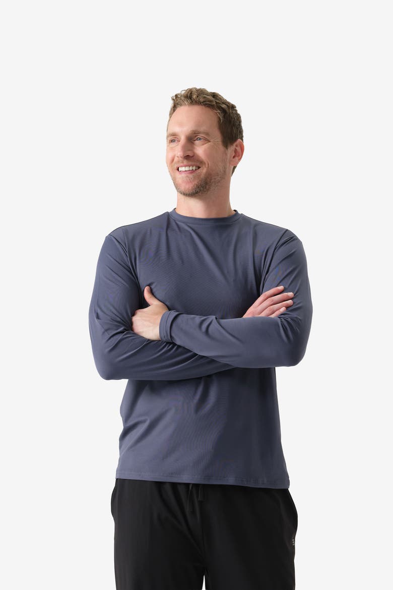 Men's Baseline DriComfort Long Sleeve Tee, Alternate, color, Arctic Blue