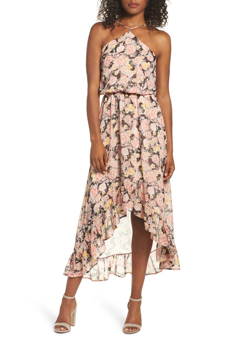 Halter Maxi Dress, Main, color, ELISE