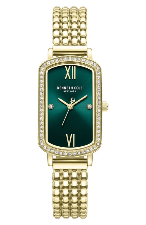 Kenneth Cole New York Classic Slim Bracelet Watch, 22mm X 35mm In Gold