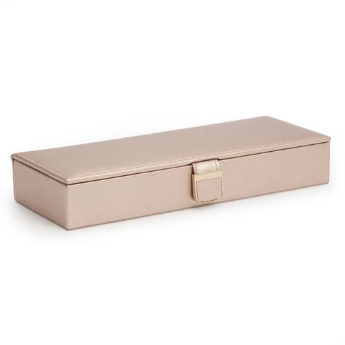 Wolf Palermo Safe Deposit Jewelry Box - Metallic In Rose Gold