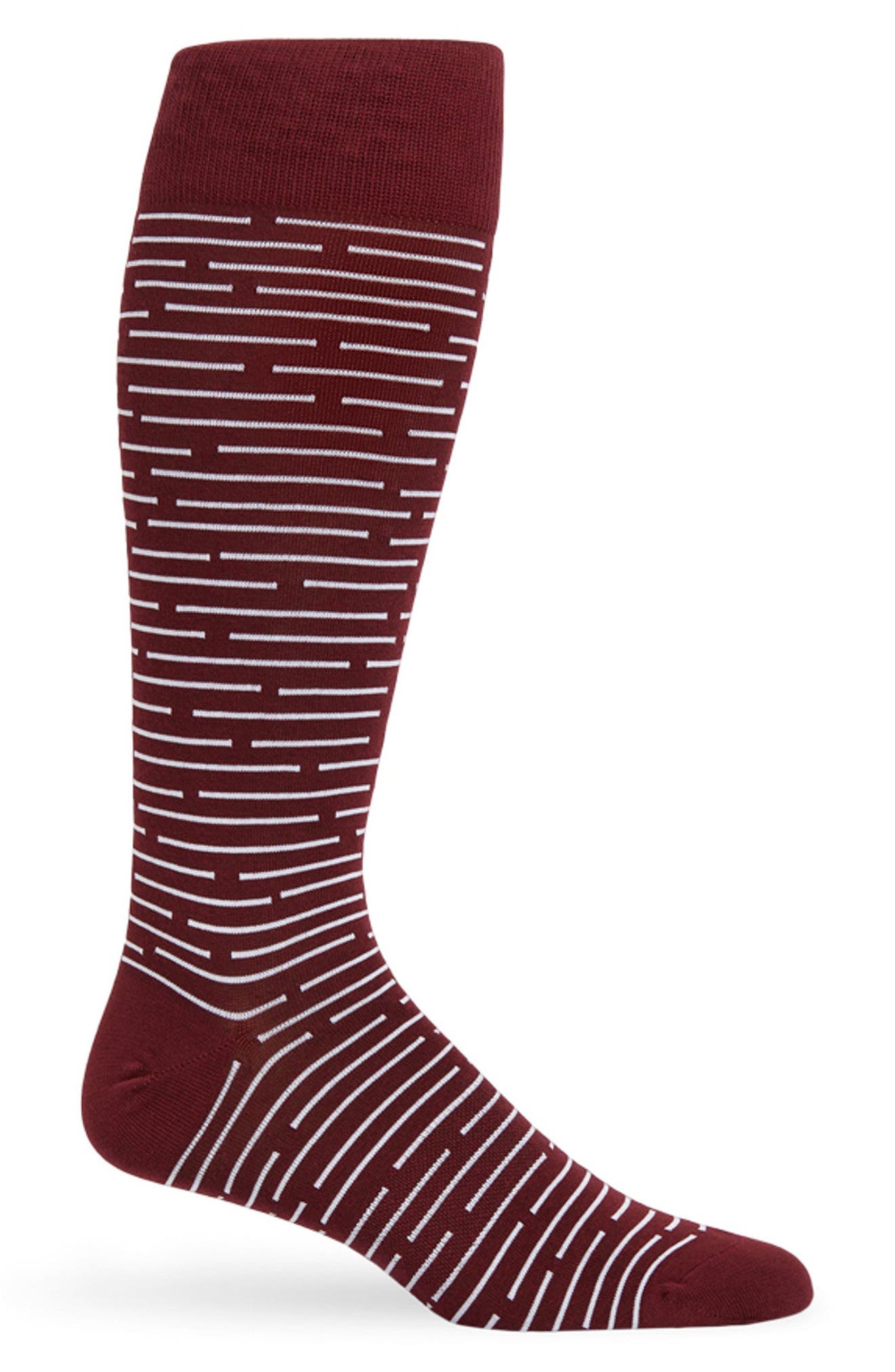 Broken Striped Dress Socks
