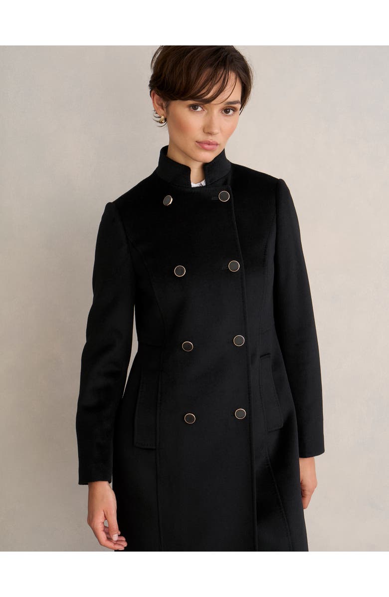 HOBBS LONDON Selina Coat, Alternate, color, Black