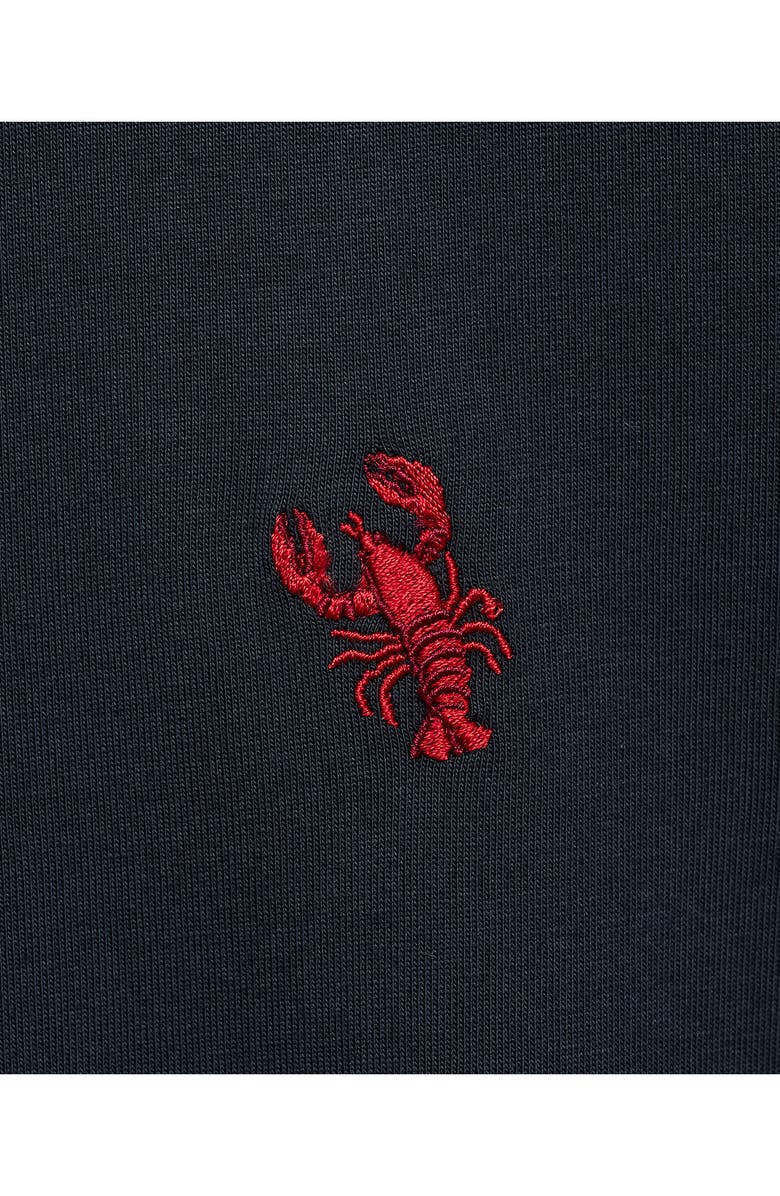 MANGO Shellfish Embroidery Crewneck T-Shirt, Alternate, color, Navy