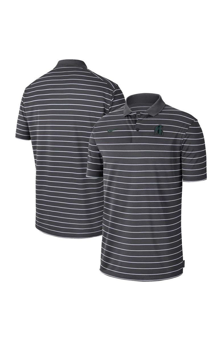 Nike Men's Nike Anthracite Michigan State Spartans 2022 Early Season Coaches Performance Polo, Main, color, Anthracite