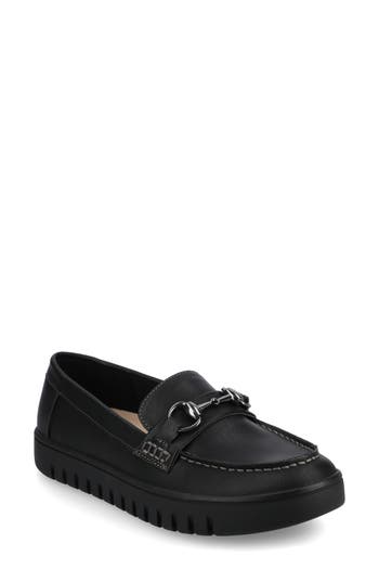 Journee Collection Kaya Horsebit Loafer In Black