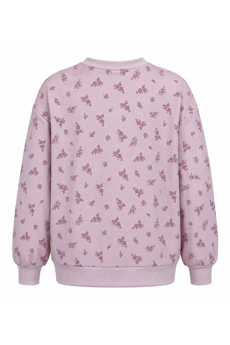 Kids' Los Angeles Floral Graphic Sweatshirt, Alternate, color, MAUVE