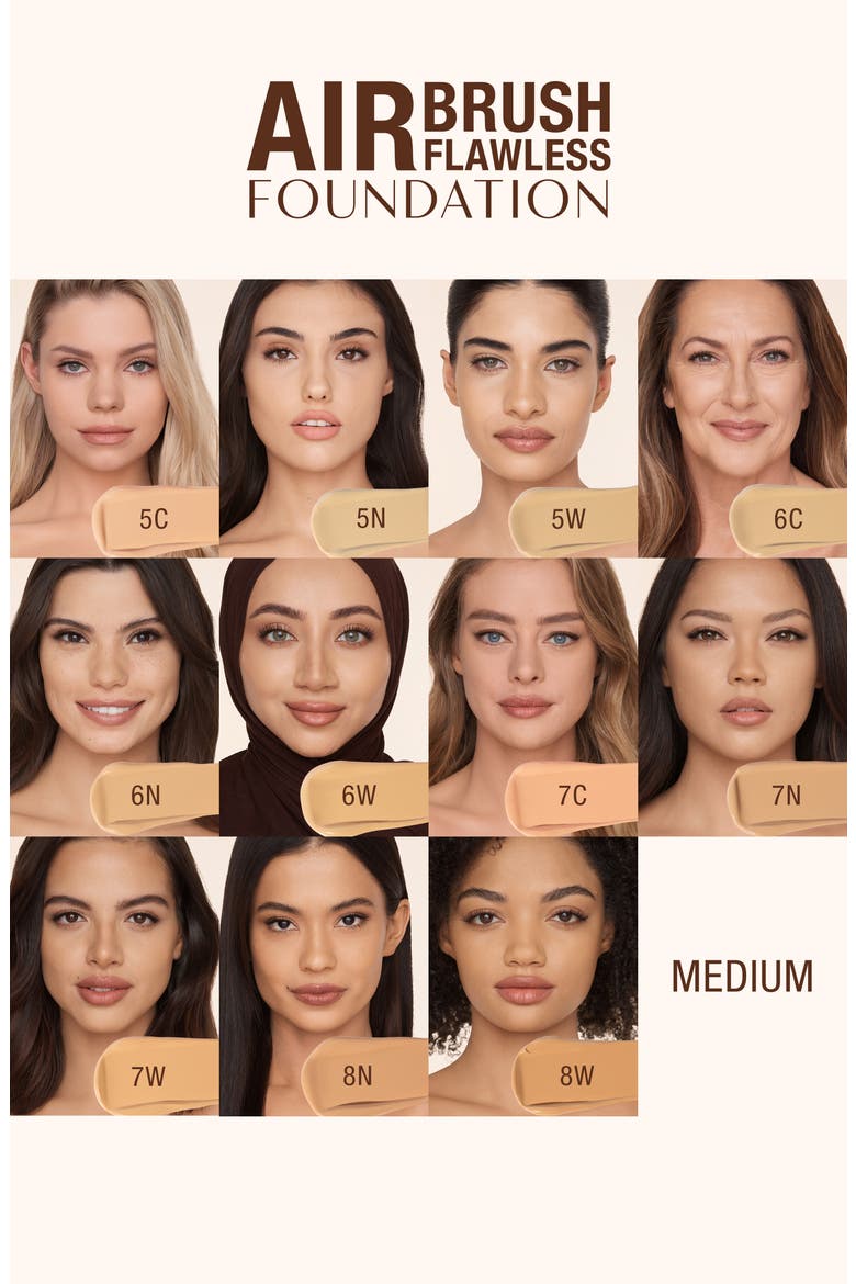 Airbrush Flawless Blurring & Matte Full Coverage Foundation, Alternate, color, 8 NEUTRAL