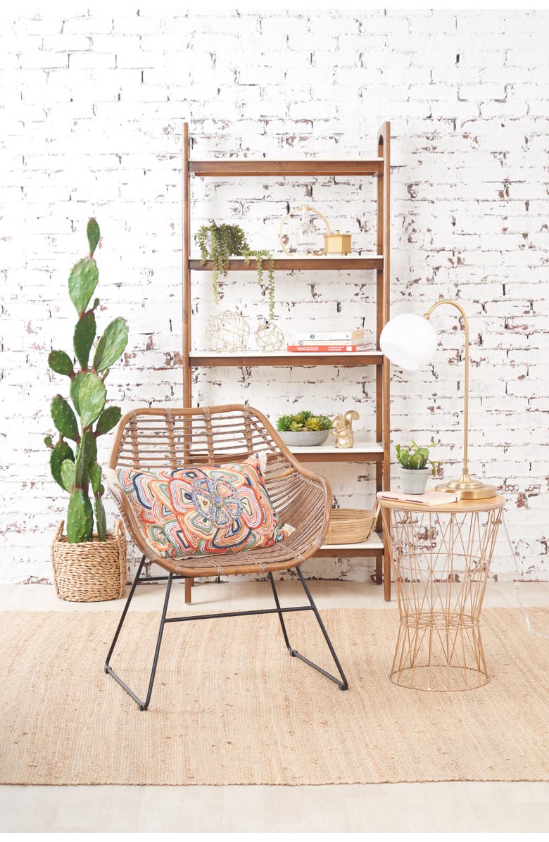 carol & frank Putnum Throw Pillow, Alternate, color, Red