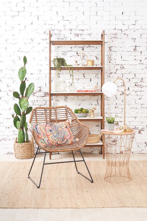 Carol & Frank Putnum Throw Pillow In Multi