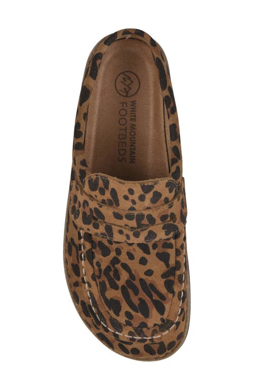 White Mountain Footwear Brinlee Clog In Animal Print