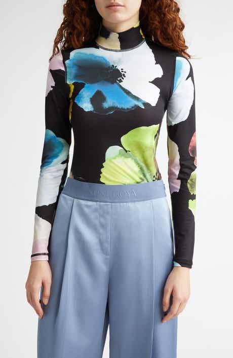 Watercolor Bloom Jersey Top