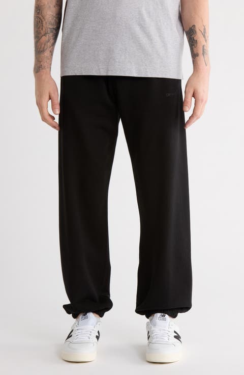 Diagonal Tab Slim Sweatpants