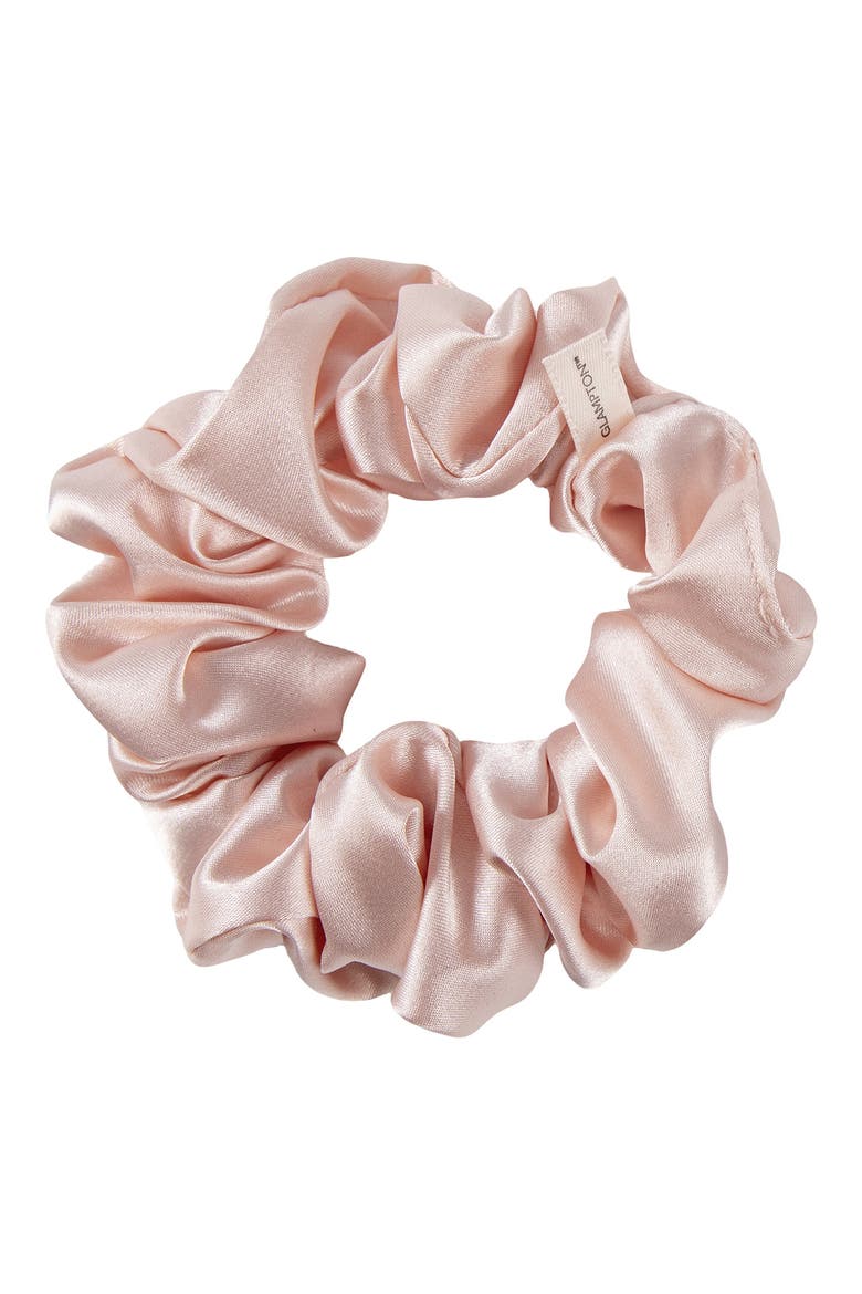 Satin Pillowcase, Scrunchi & Mask Set, Alternate, color, PINK