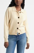 Caslon® Milano Knit Bomber Cardigan