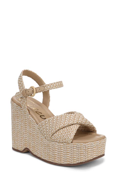 Joanne Ankle Strap Platform Wedge Sandal (Women)