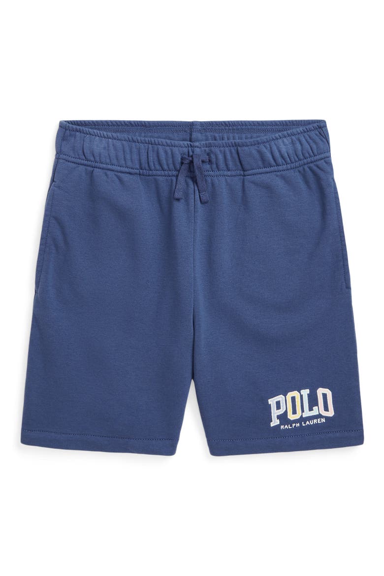 Kids' Easy French Terry Sweat Shorts, Main, color, NAVY