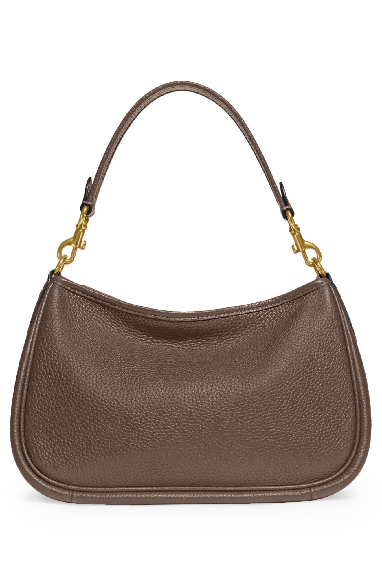 COACH Cary Soft Pebbled Leather Crossbody Bag, Alternate, color, B4/Dark Stone
