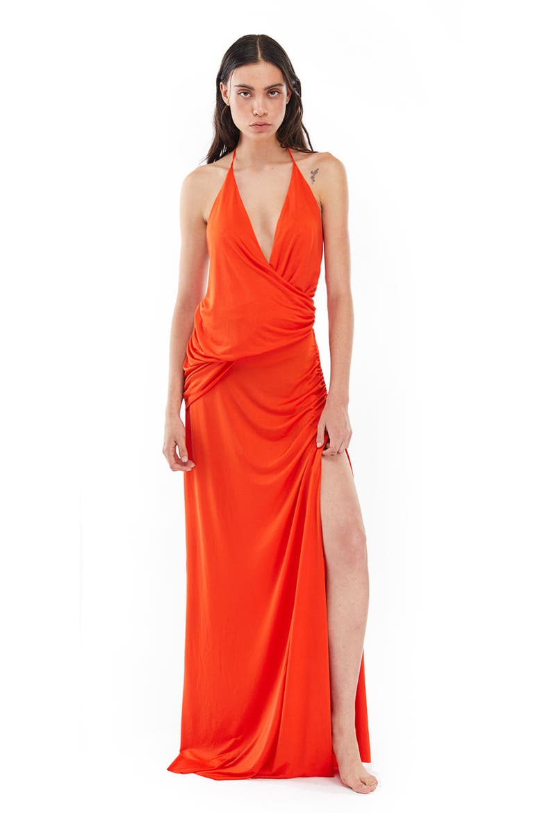 Moon Maxi Dress, Main, color, Orange