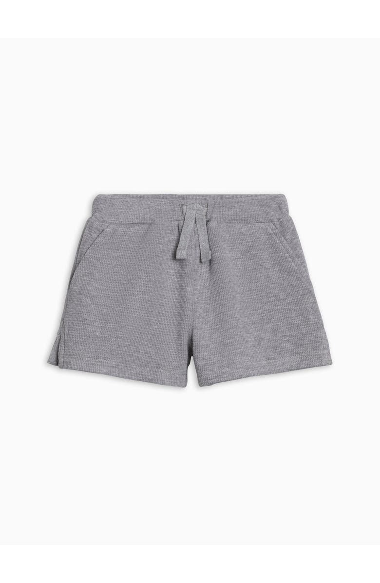 Colored Organics Organic Avery Waffle Shorts, Alternate, color, Ashen