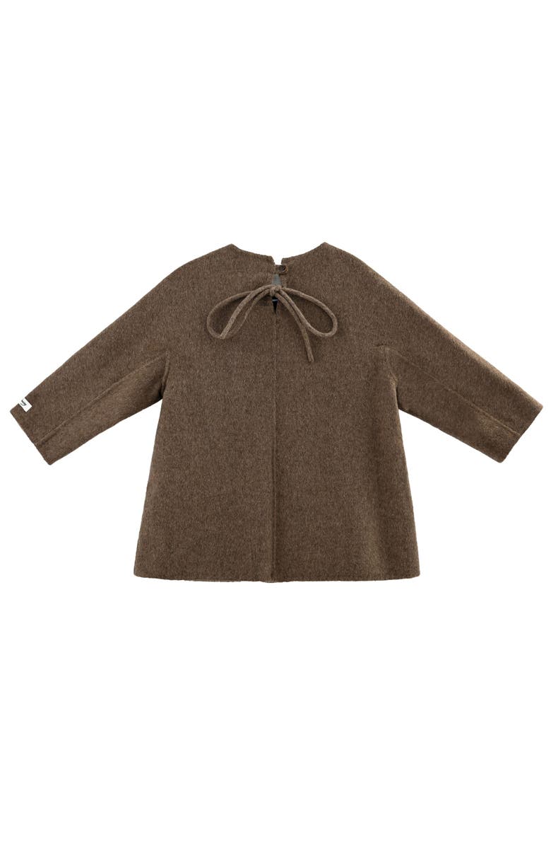 Sweet Cactus Classic Wool Coat, Alternate, color, Brown