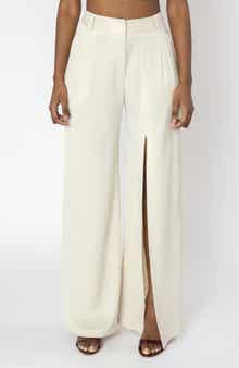 ISRAELLA KOBLA Verona Slit Hem Wide Leg