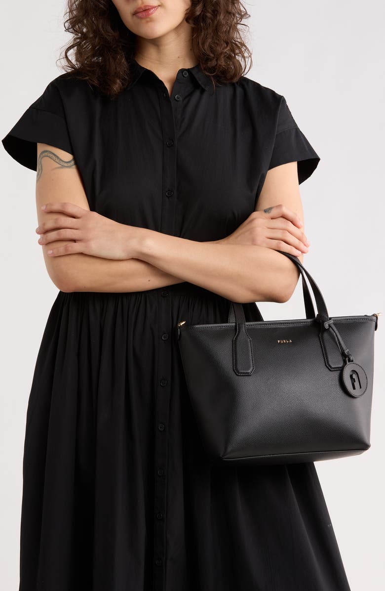 Furla Classic Tote Bag, Alternate, color, Nero
