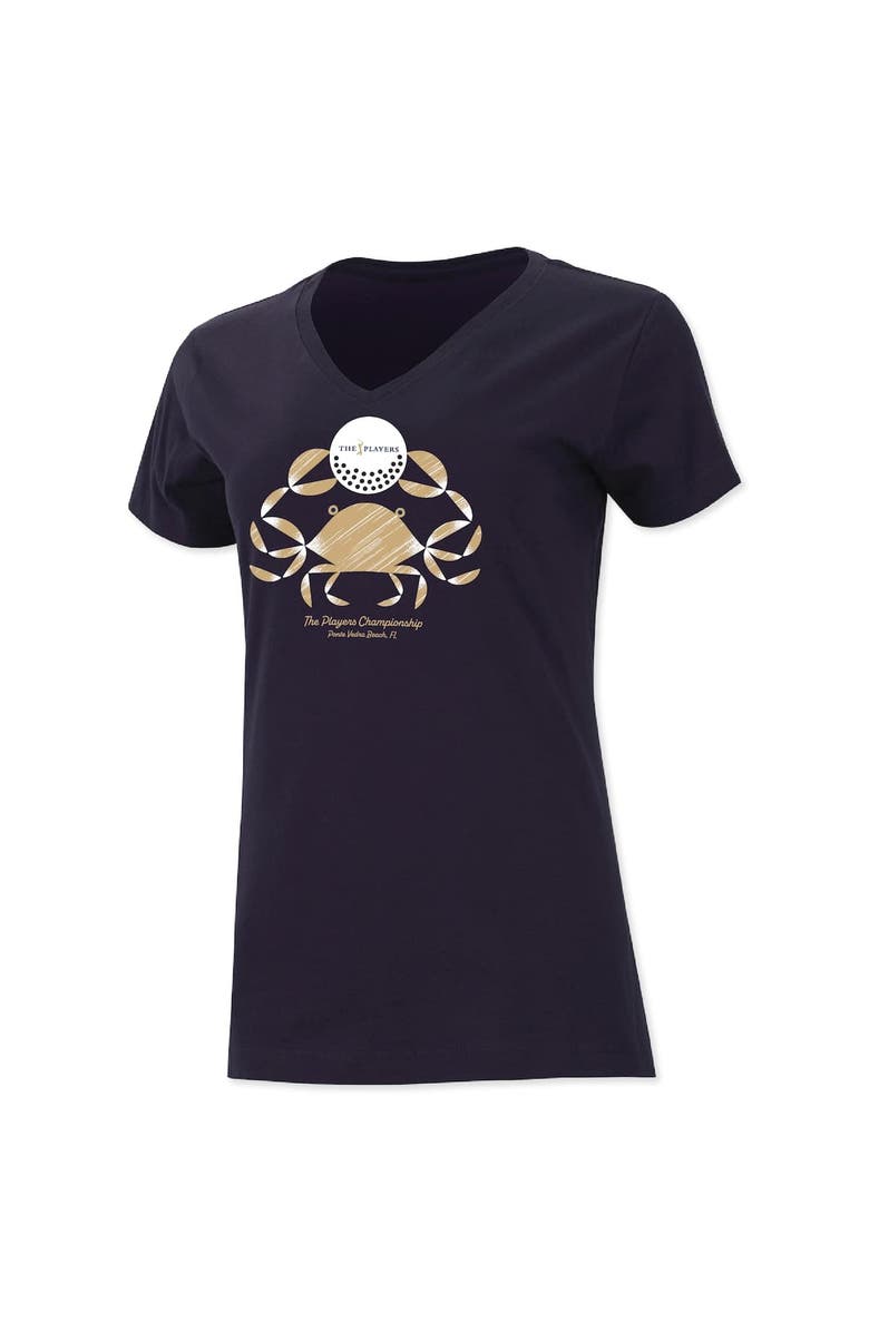 AHEAD Women's Ahead Navy THE PLAYERS Vista V-Neck T-Shirt, Alternate, color, Navy