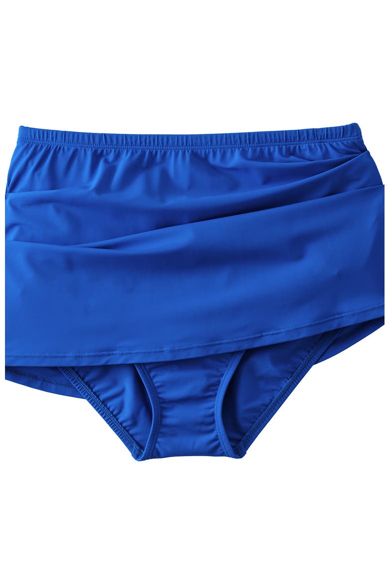 Slender Separates Tummy Control Swim Skirt Swim Bottoms, Alternate, color, Bright Cobalt Blue