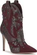Jessica Simpson Palieve 4 Snakeskin Embossed Bootie