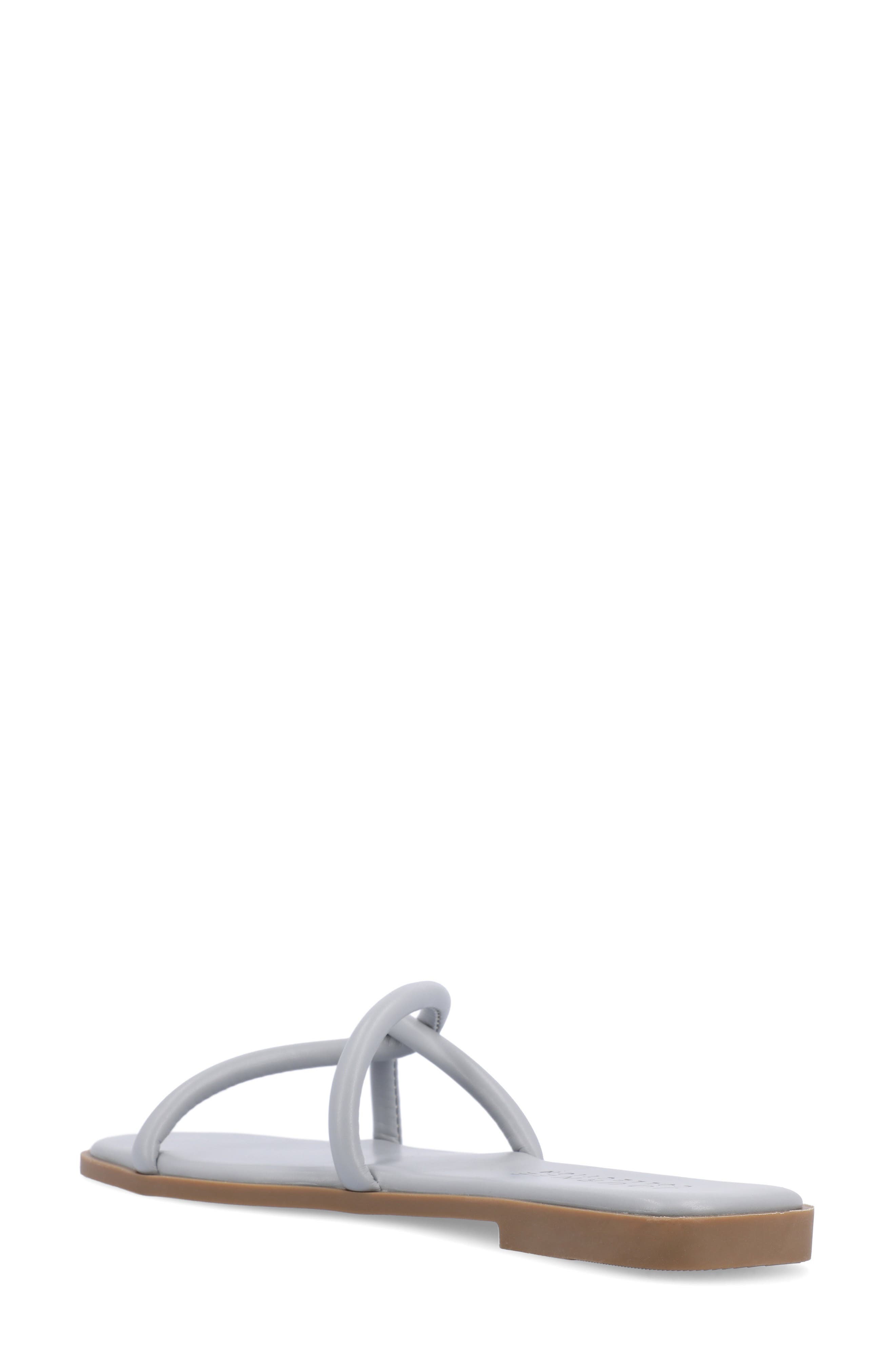 Journee Collection Lauda Sandal, Alternate, color, Blue