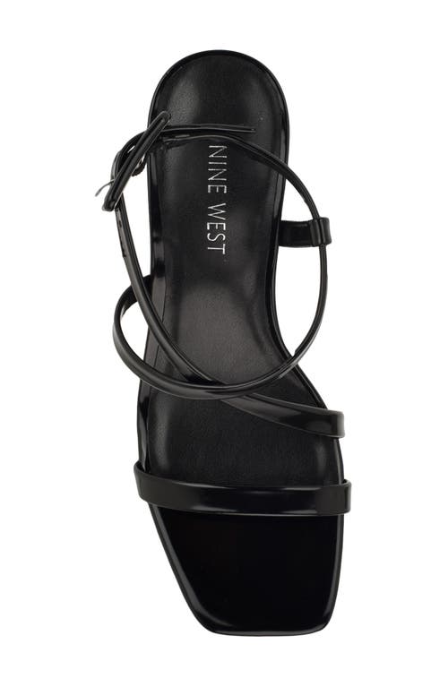 Shop Nine West Hinell Kitten Heel Sandal In Black