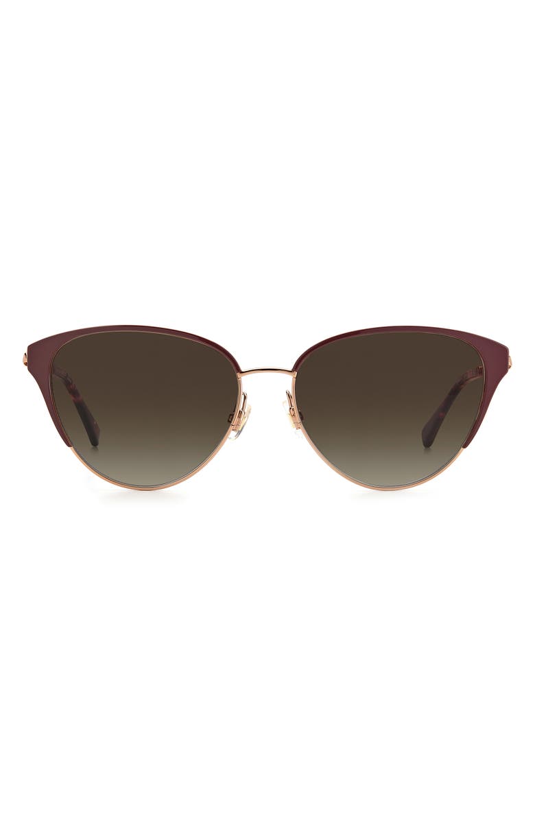 Kate Spade New York ianna 56mm cat eye sunglasses, Main, color, 