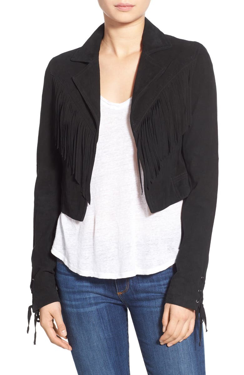 PAIGE 'Darlene' Suede Jacket, Main, color,