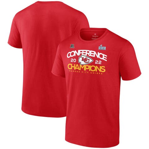 Men's Fanatics Branded Red Kansas City Chiefs 2022 AFC Champions Shadow Cast Big & Tall T-Shirt