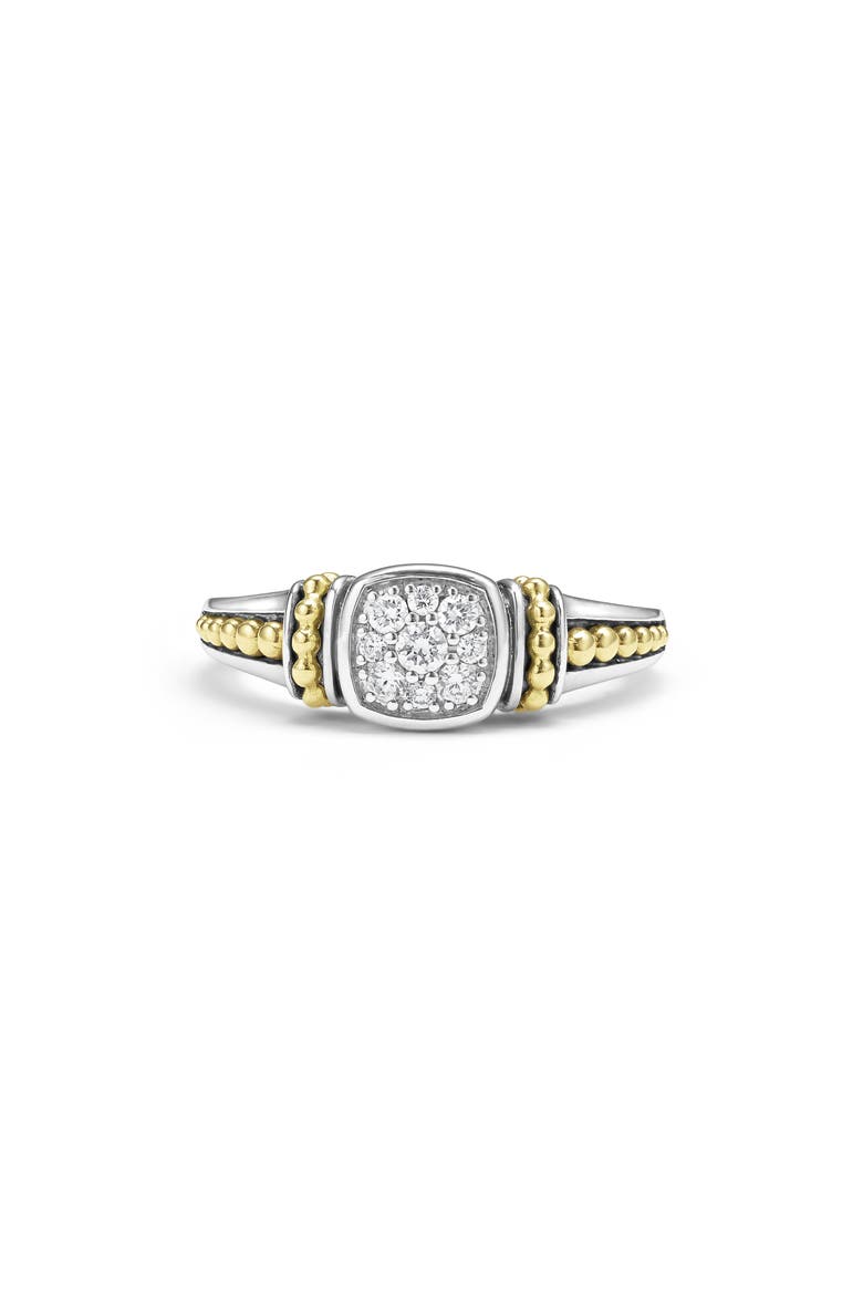 Rittenhouse Pavé Diamond Ring, Alternate, color, SILVER