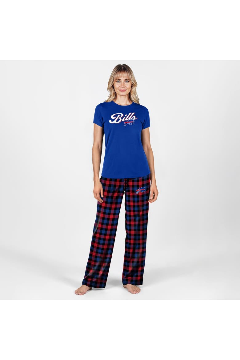 Women's Concepts Sport Royal/Red Buffalo Bills Highland Sleep Set, Main, color, Royal