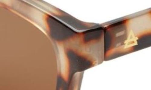 Aire Sculptor 50mm Rectangular Sunglasses In Brown