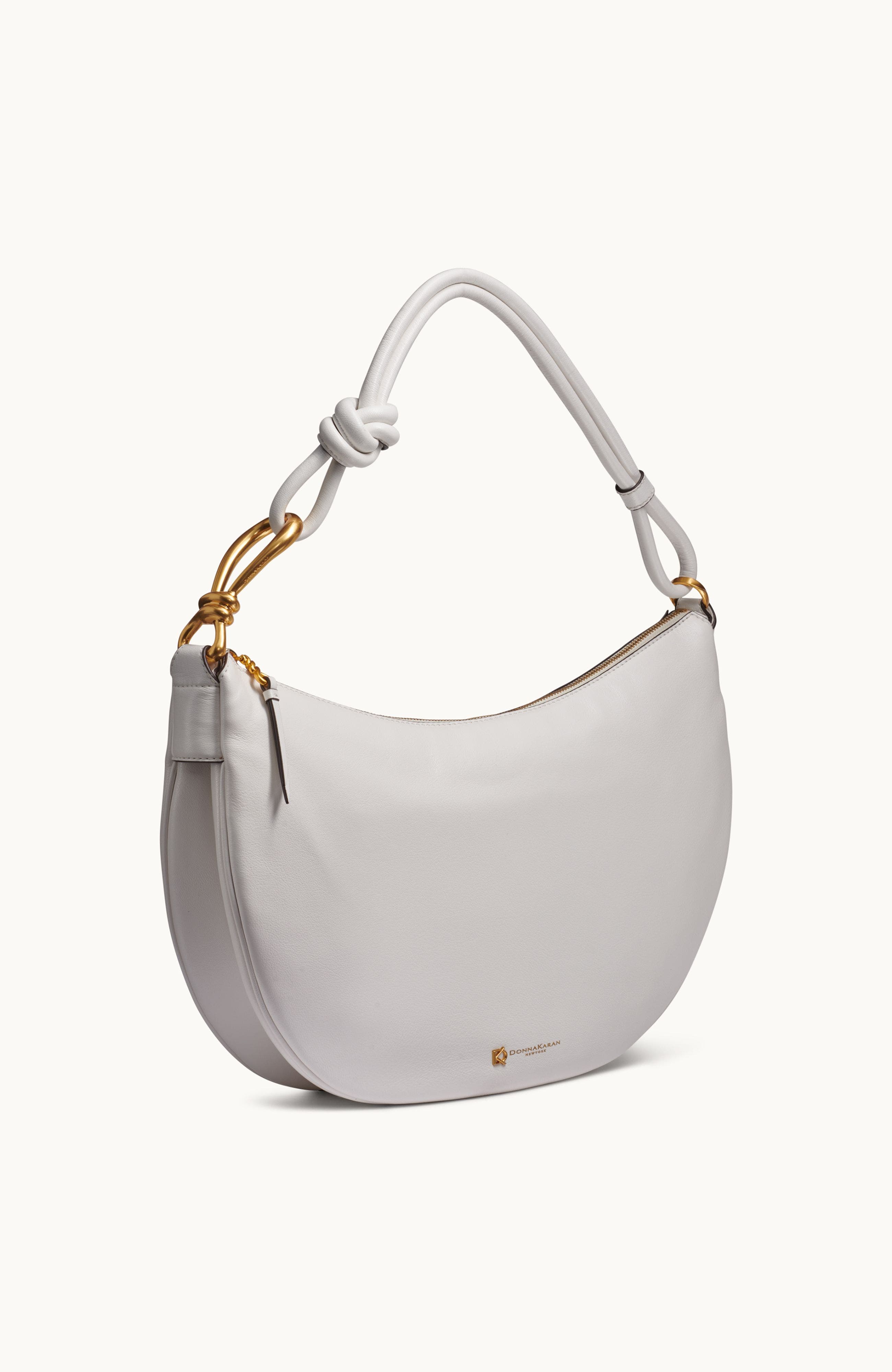 Donna Karan New York Roslyn Large Hobo, Alternate, color, Brillant White