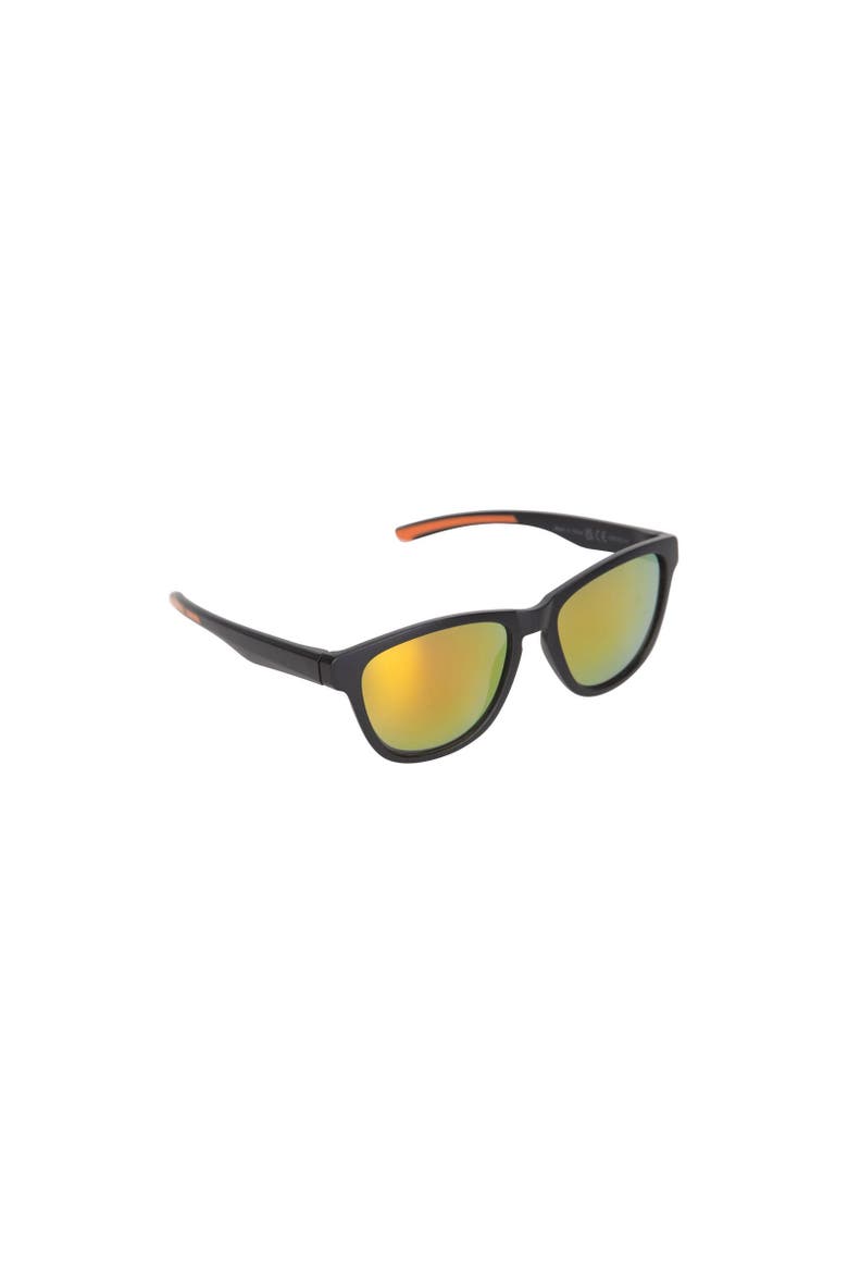 Gender Inclusive Montego Mirrored Sunglasses, Alternate, color, Black