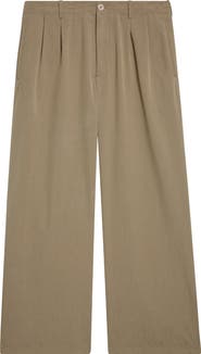 OUR LEGACY Bridge Pleated Vigin Wool & Cotton Chinos