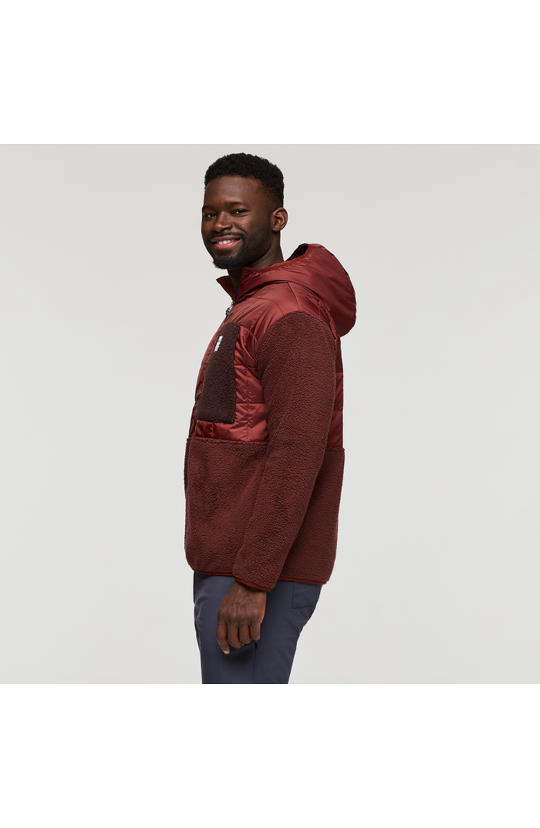 Cotopaxi Trico Hybrid Hooded Jacket - Men's, Alternate, color, Rusty And Chestnut