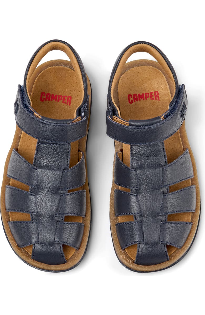 Camper Kids' Bicho Fisherman Sandal, Alternate, color, Navy