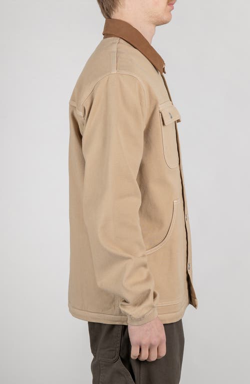 Stan Ray Pork Chop Jacket In Antique Khaki Duck