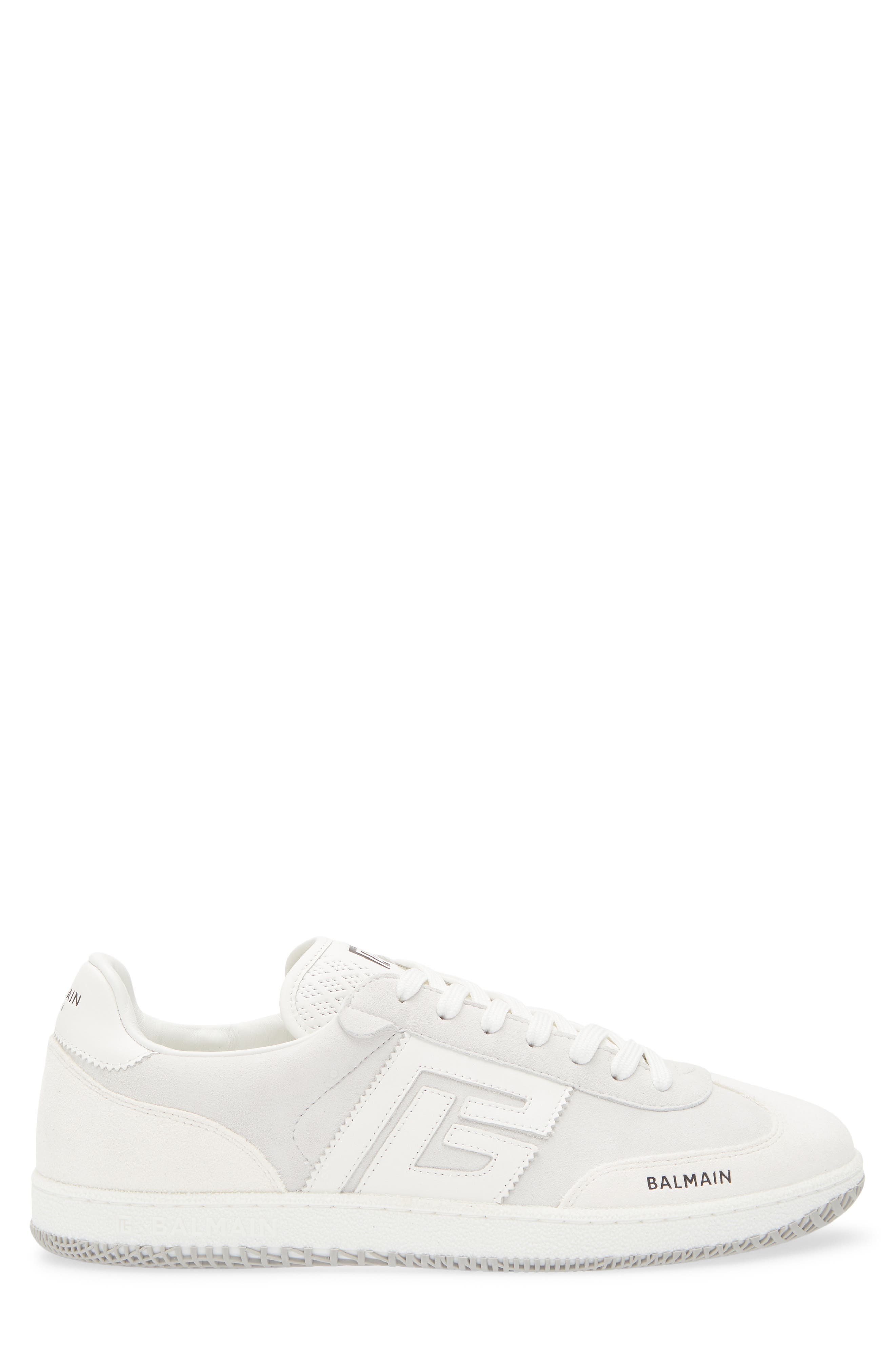 Balmain Swan Low Top Sneaker, Alternate, color, 0Fa Blanc