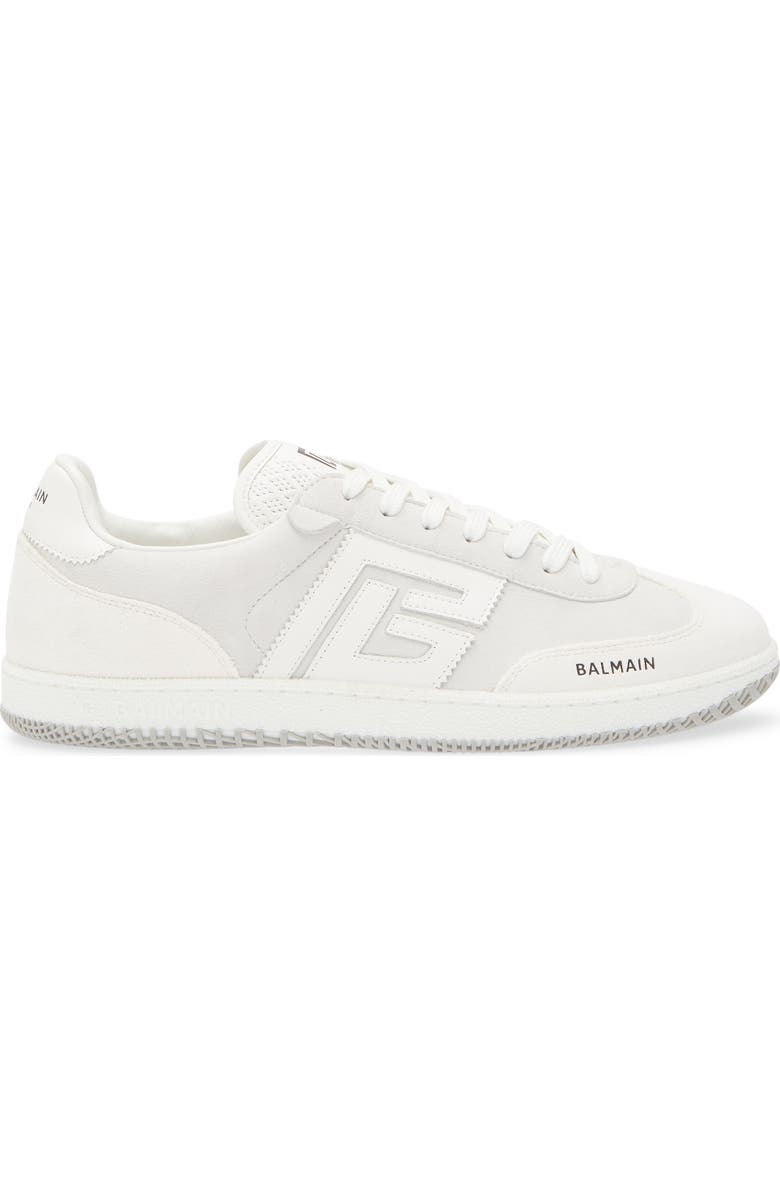 Balmain Swan Low Top Sneaker, Alternate, color, 0Fa Blanc