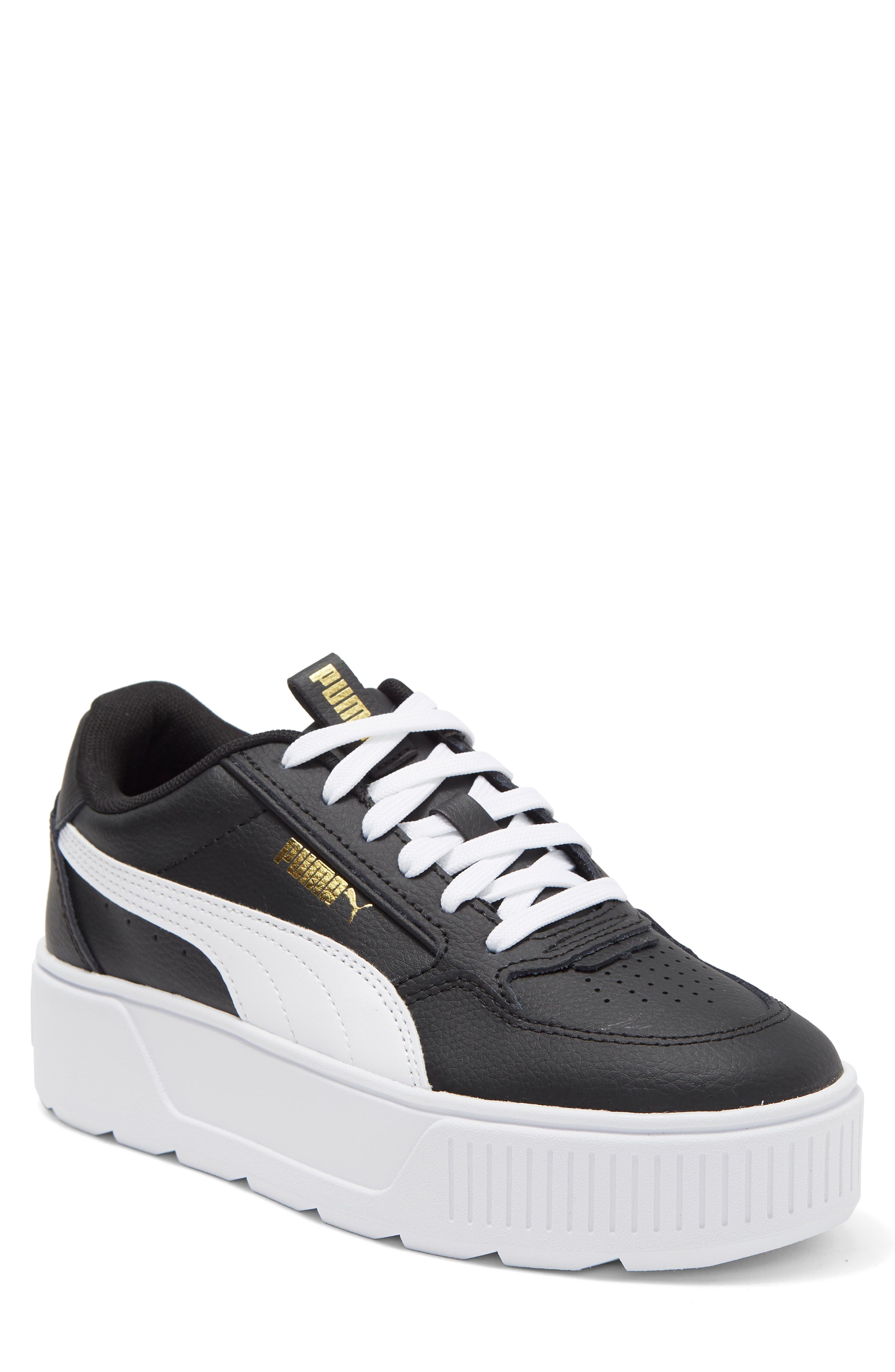 Karmen Rebelle Platform Sneaker, Main, color, PUMA BLACK-PUMA WHITE